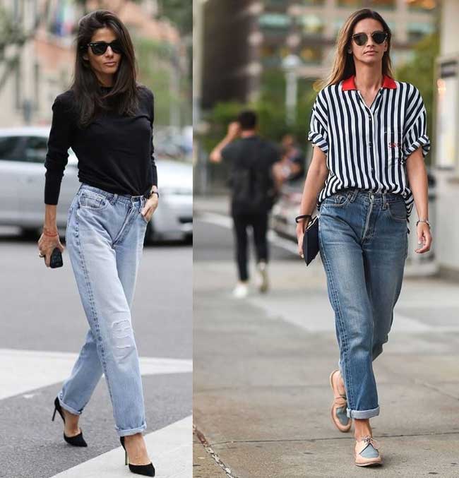 Petits amis jeans à la mode: caractéristiques, quoi porter, qui convient à la photo 3