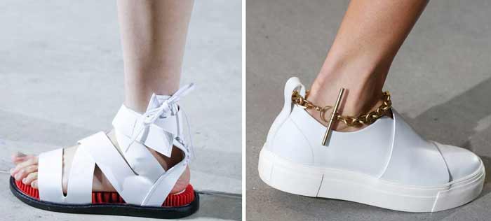 Sandales et baskets exemples de modèles