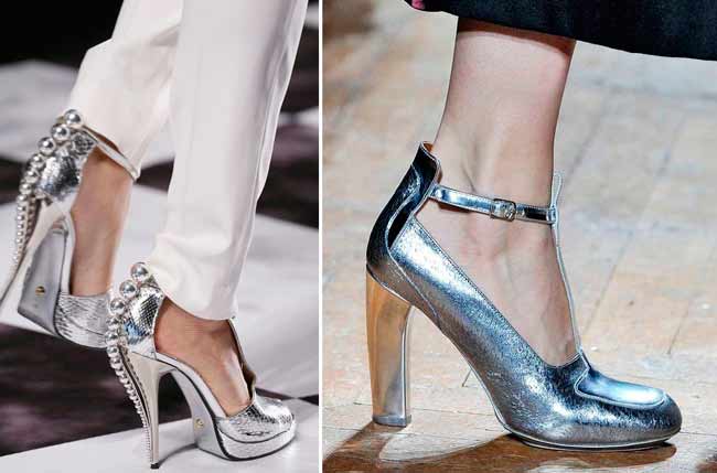 Chaussures argent 2025-2026