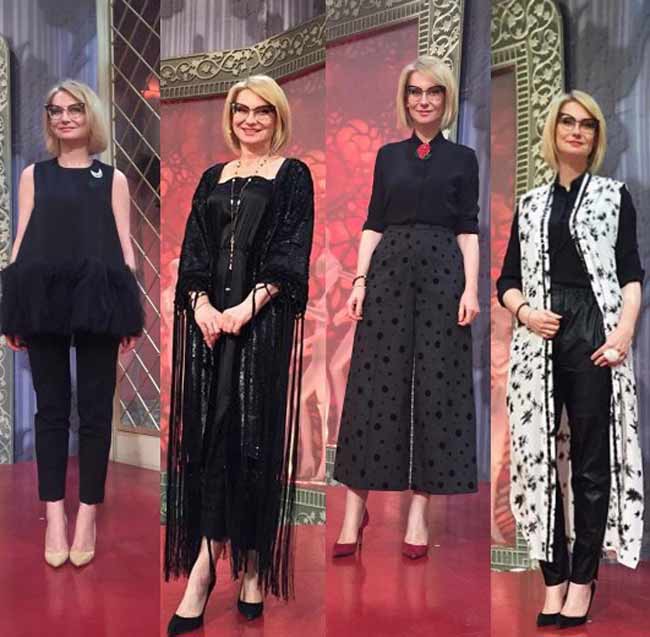 Evelina Khromchenko en talons