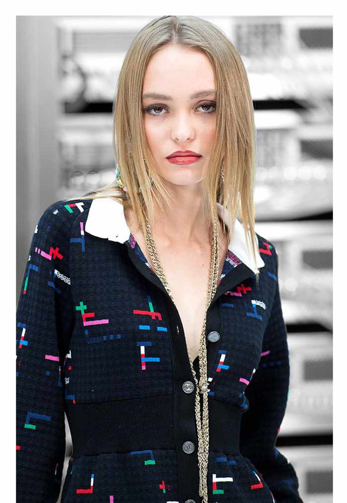 Nuance de cheveux nude Lily Rose