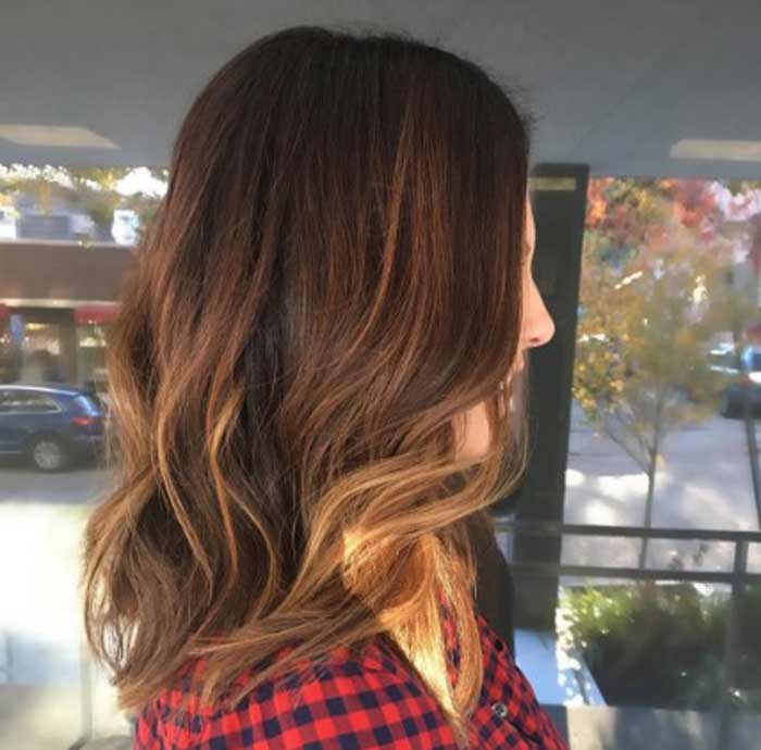 Balayage pour cheveux longs