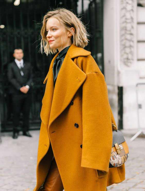 Couleur unie moutarde