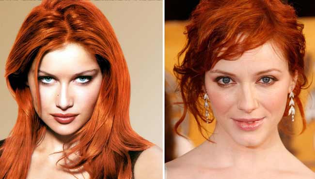 Maquillage pour les filles aux cheveux roux