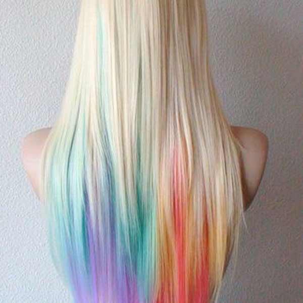 Coloriage arc-en-ciel