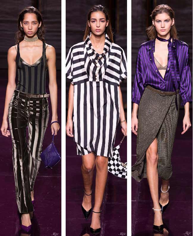 L'imprimé à rayures d'une nouvelle manière