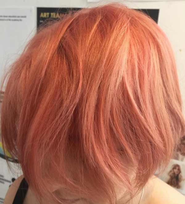 Blond + orange