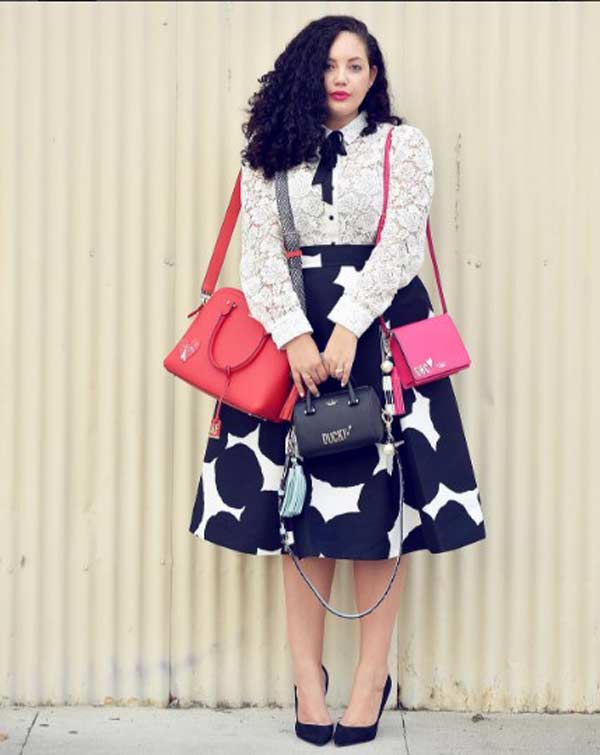 Exemple de silhouette en forme de A