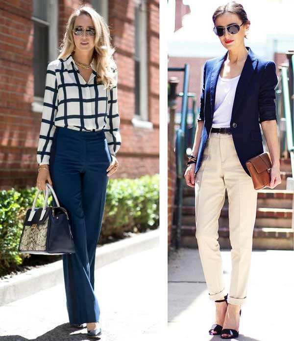 Dame d'affaires et bleu