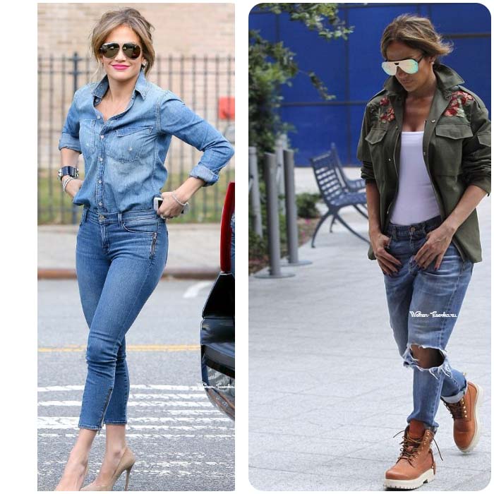 Le style denim de Jennifer