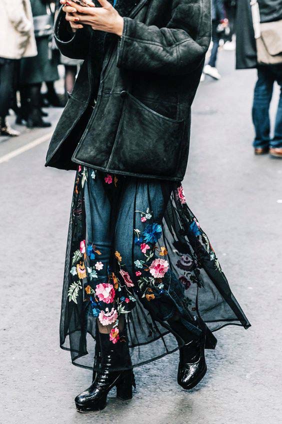 Combinaison robe avec pantalon