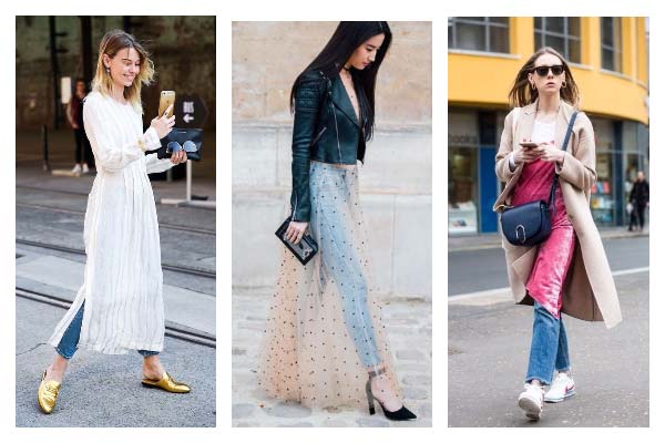 Nouvelle tendance de robe sur robe