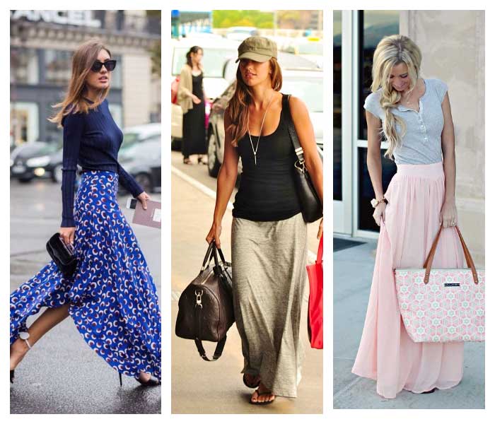 Que porter avec une jupe longue en été