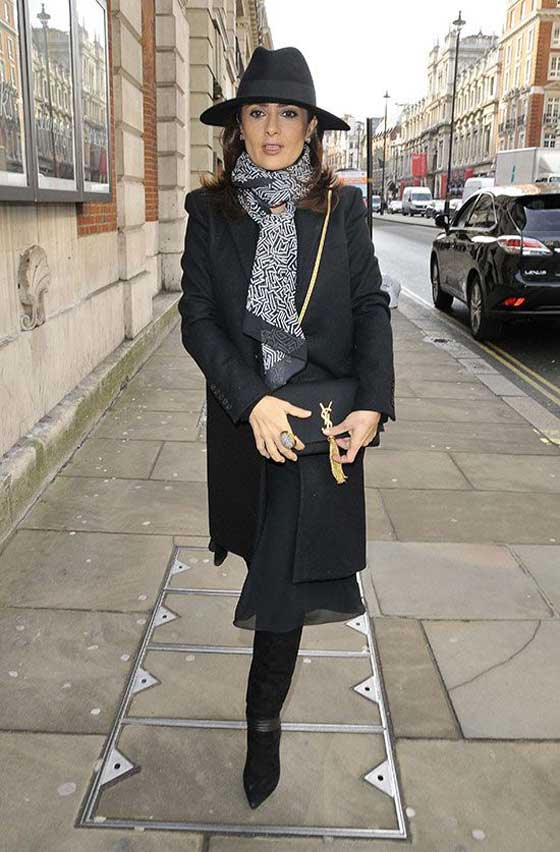 Salma Hayek Shopping décontracté