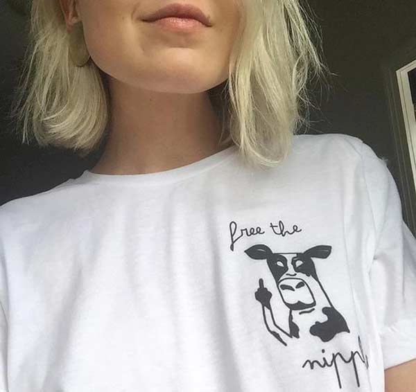 Slogan drôle sur un t-shirt