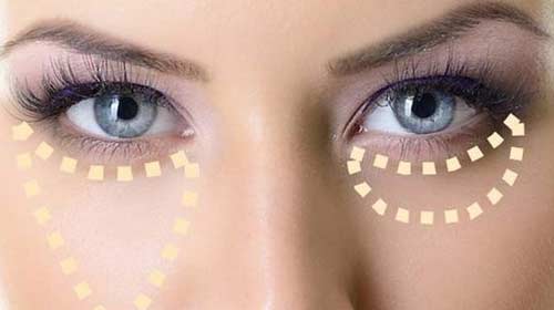Correcteur sous les yeux