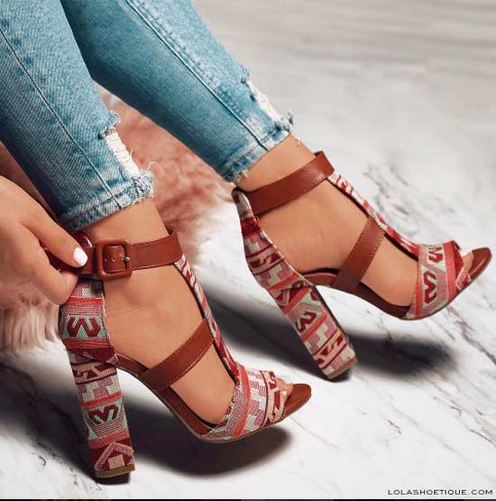 Chaussures imprimées