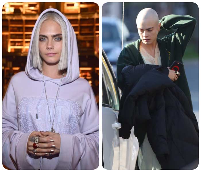 Kara a coupé ses cheveux sur une tête chauve