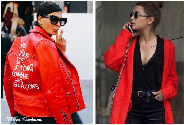 Luxe et chic de la combinaison classique du rouge et du noir