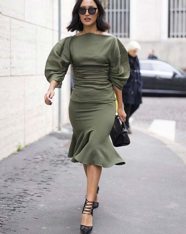 Couleur verte, style vestimentaire pour l'été 2026