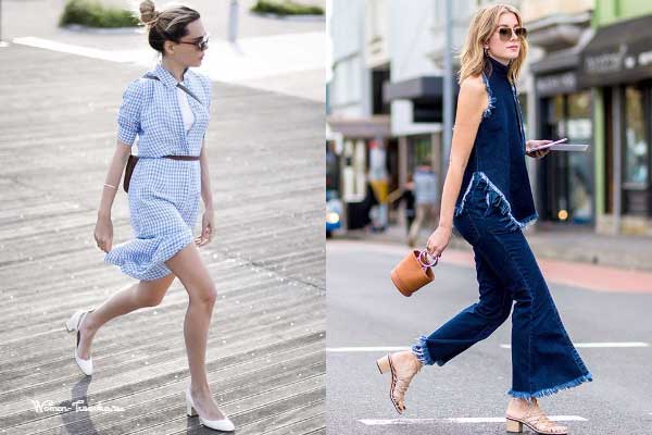 Exemples de chaussures pour corriger les chevilles épaisses