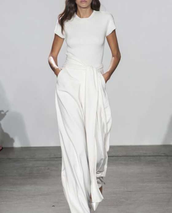 Avec un pantalon large