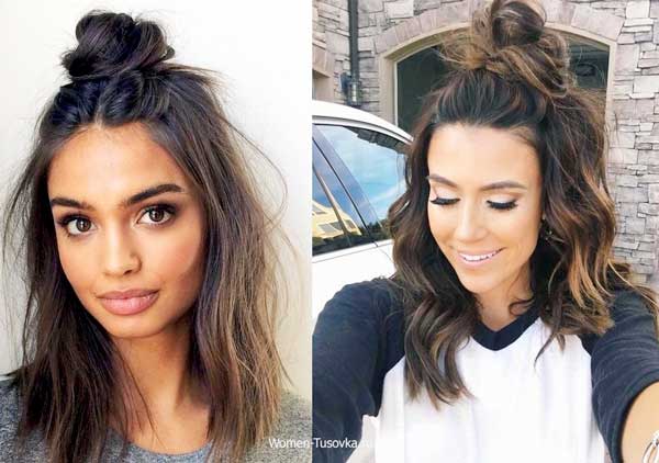 Demi chignon - chignon d'arrêt