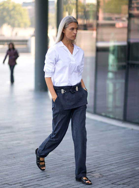 Jean + chemise blanche