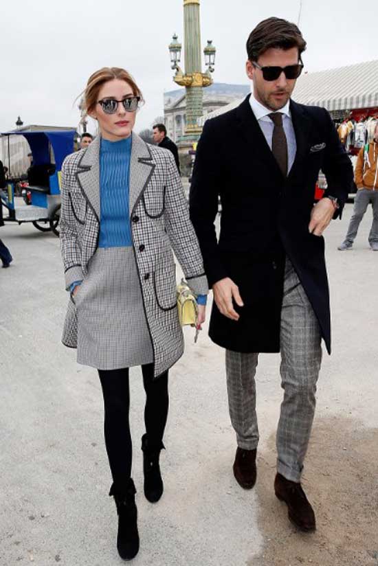 Cage à imprimé mode - Déguisement Olivia Palermo