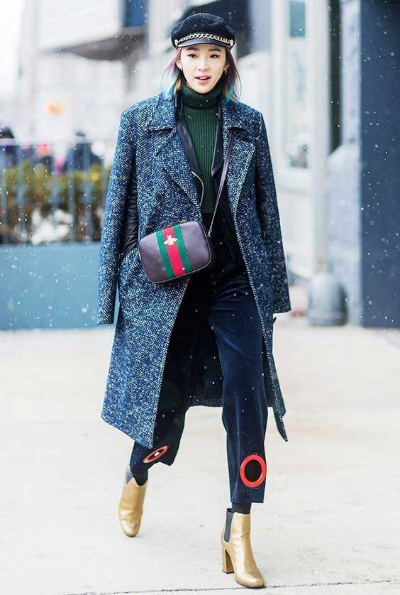 Street style 2026 avec casquette Newsboy