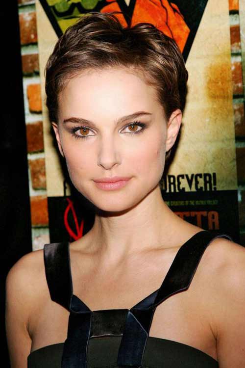 Natalie Portman coiffure courte