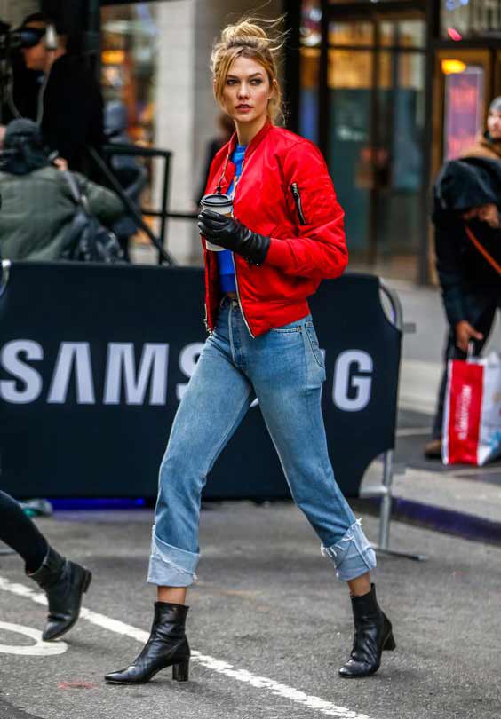 Bottines à talons bas