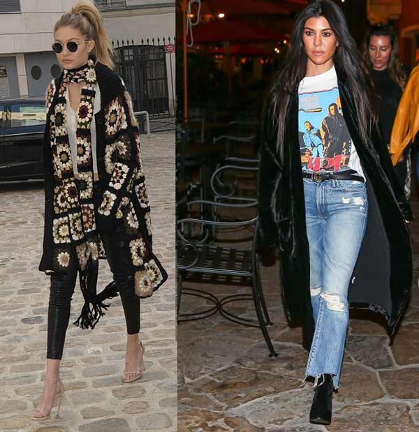 Cardigan avec un jean et un legging