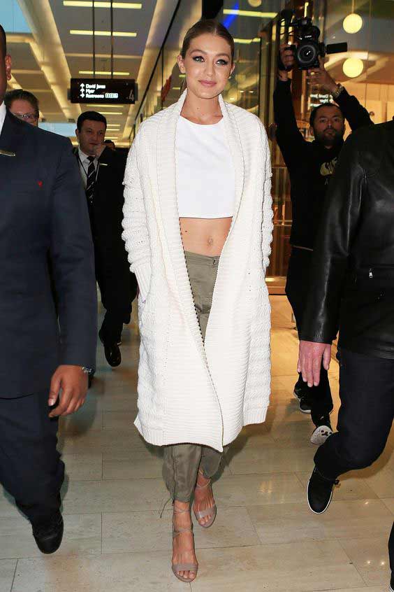 Cardigan en tricot blanc