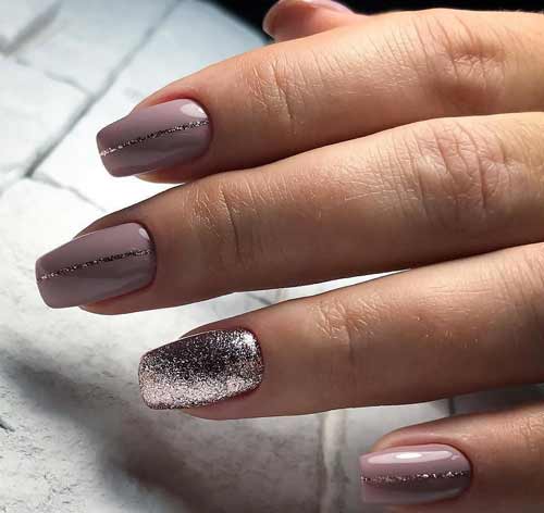 Lilas délicat avec des paillettes