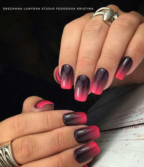 Dégradé dans les tons sombres