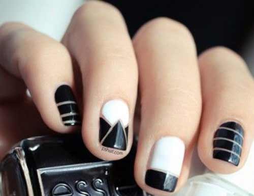 Conception chanel noir et blanc