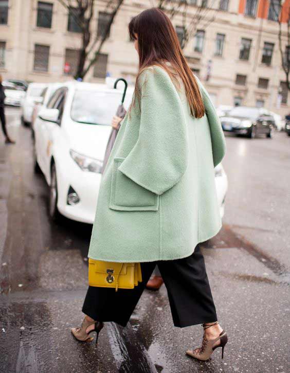 Manteau couleur pastel 2026