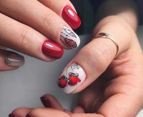 Manucure du nouvel an