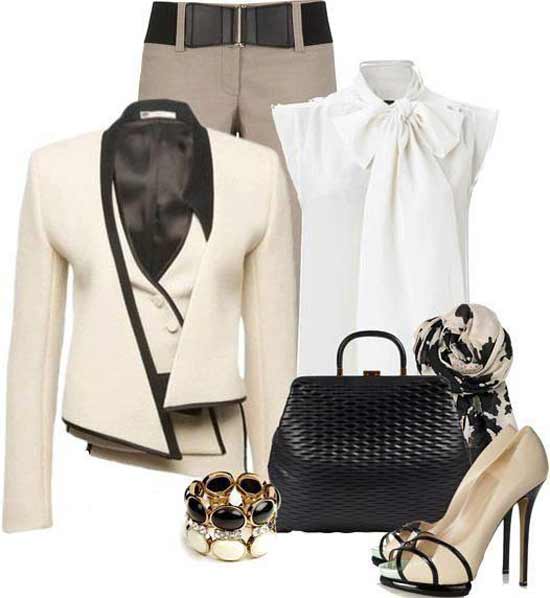 Ensemble élégant et tendance