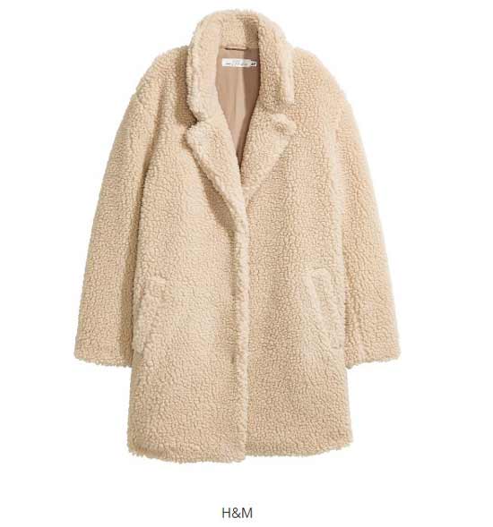 Manteau en fausse fourrure