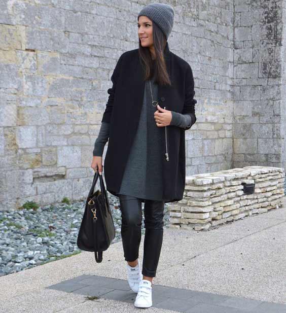 Que porter avec une robe pull