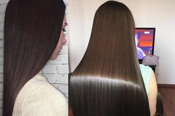 Cheveux après traitement capillaire