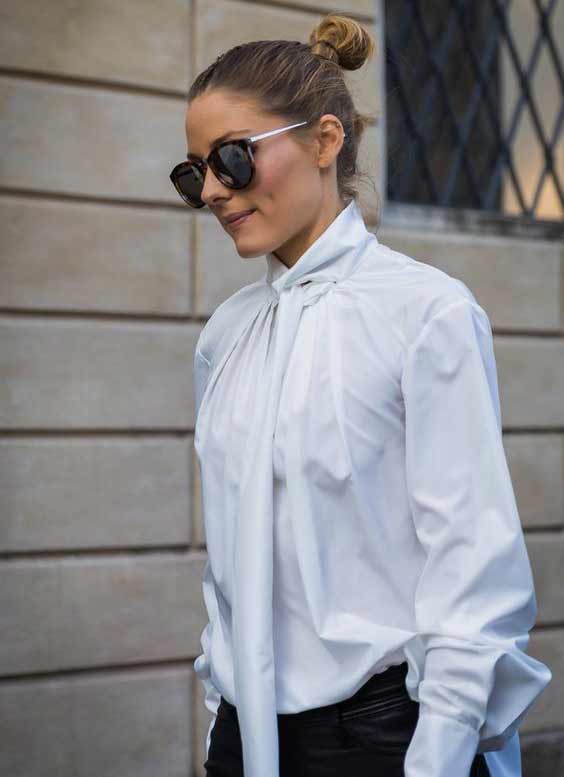 Ce qui est intéressant à combiner avec un chemisier blanc