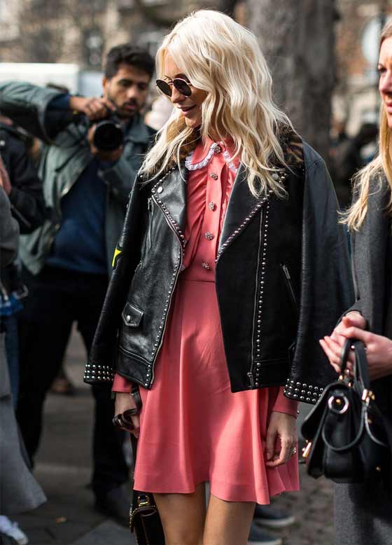 Cuir Noir, Paris Fashion Week Street Style Automne 2026
