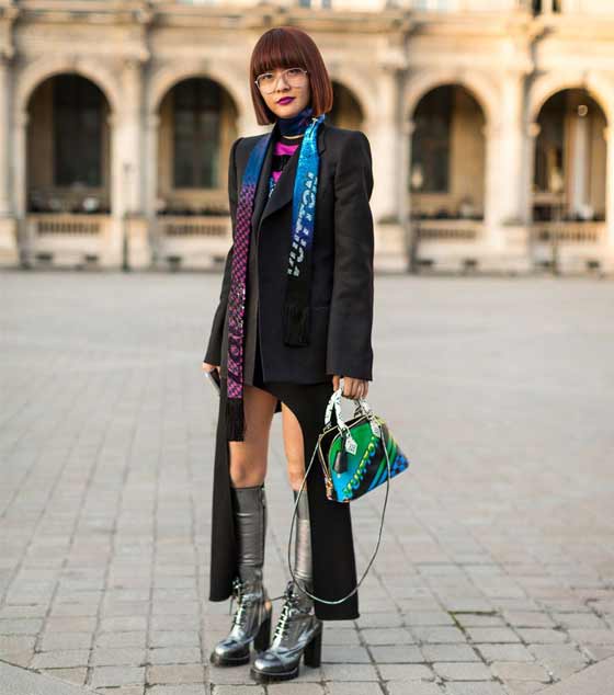 Décolletés plongeants, Paris Fashion Week Street Style Automne 2026