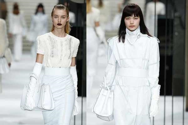 Looks blanc comme neige de la magnifique collection Max Mara 2025-2026