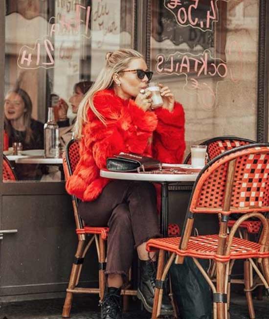 Look d'hiver dans le style Hugge