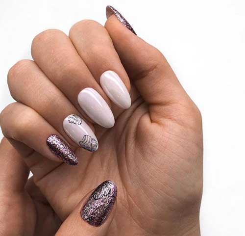 idées de manucure pour les ongles en forme d'amande, conception de photo 10