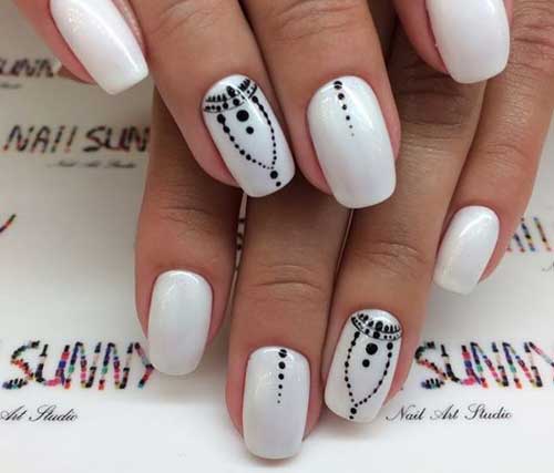 manucure géométrique 2026, photo